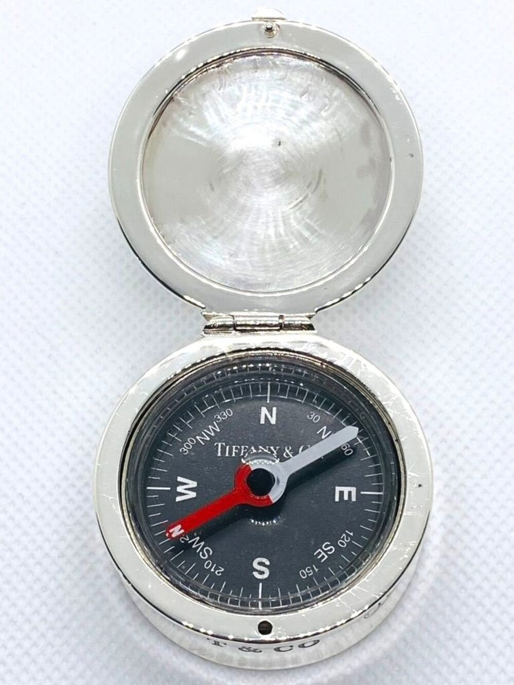 Tiffany & Co Sterling Silver 1837 Compass 42mm  READ!!!